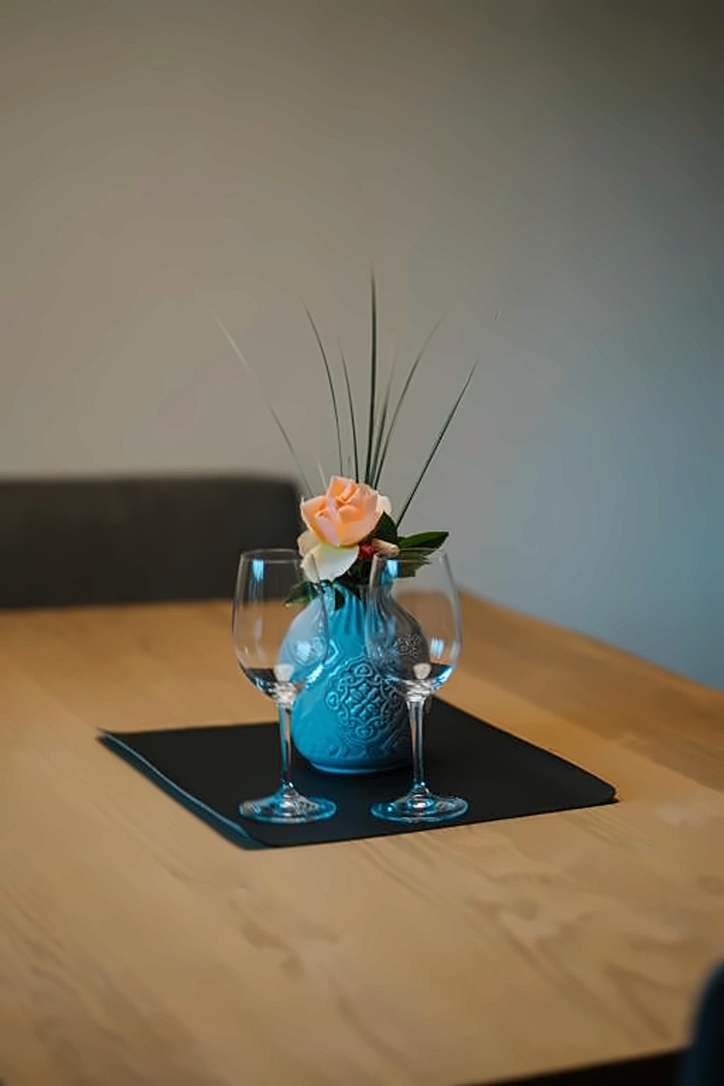 Detail mit frischen Blumen