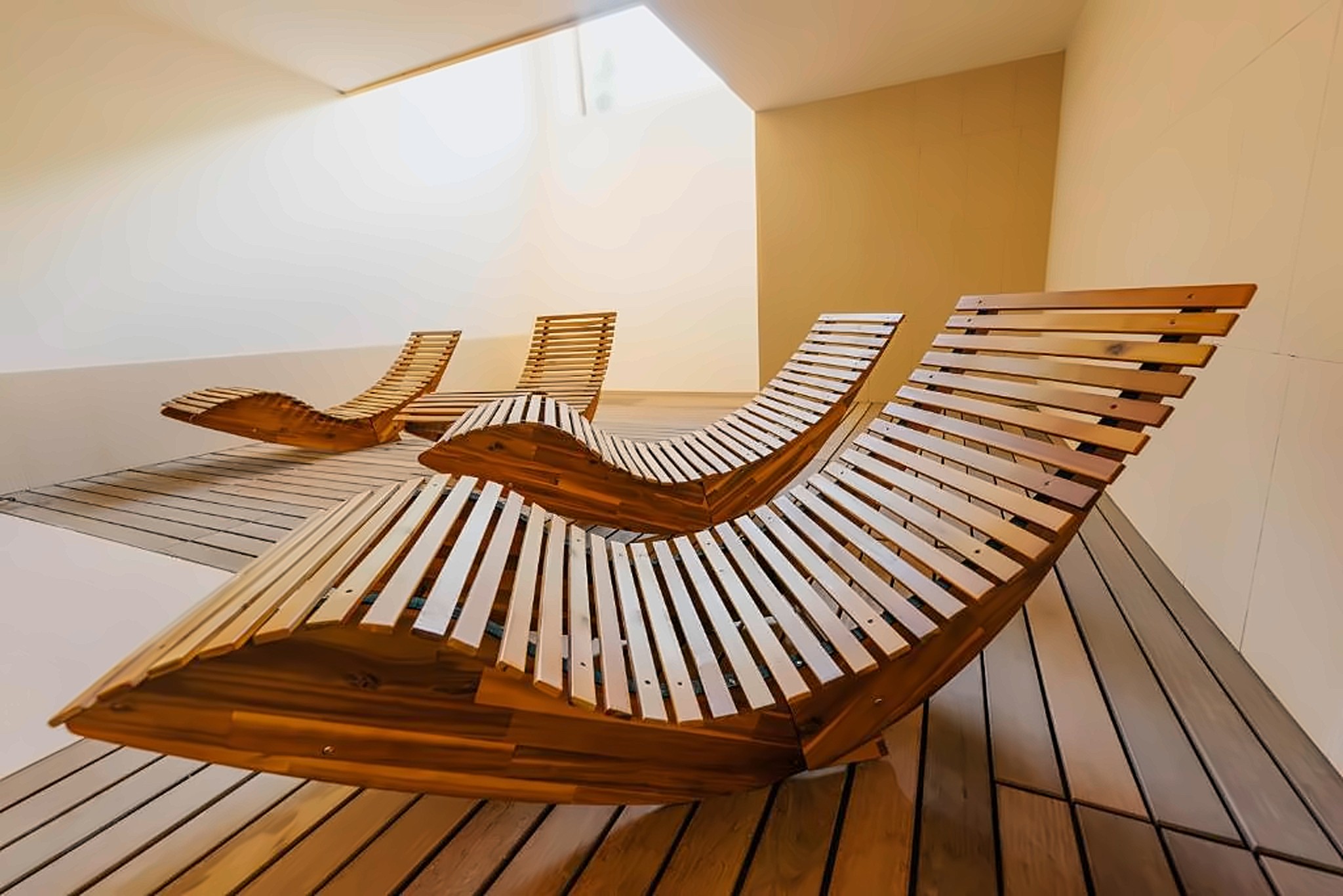 Sauna im Haus der Ferienwohnung Reichenau